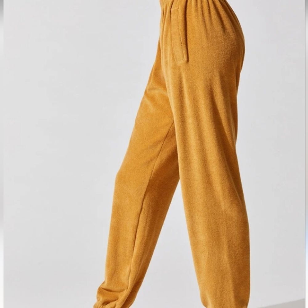 PINK Victorias Secret Orange Track Pants Relaxed Oversized Fit Xs Womens Pockets